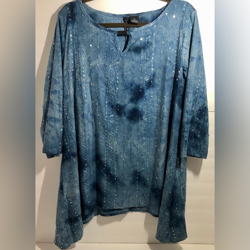 New Directions Women’s Blouse Blue